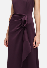 Abendkleid mit Volant / Detailbild