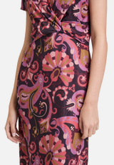 Jerseykleid mit Raffung / Detailbild