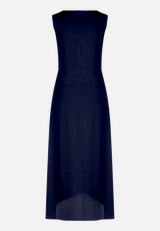 Cocktailkleid mit Raffung / Rückseite