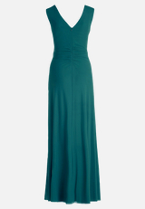 Abendkleid mit V-Ausschnitt / Rückseite