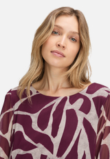 Mesh-Shirt mit Gummizug / Detailbild
