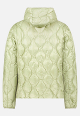 Steppjacke mit Eingrifftaschen / Rückseite