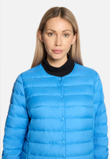 Daunen-Steppjacke mit Rundhalsausschnitt / Detailbild