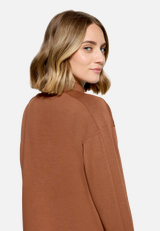 Sweatshirt mit Stehkragen / Detailbild