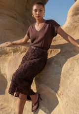 Strickrock  Midi mit Gummibund  / Imagebild