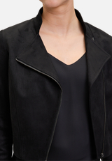 Bikerjacke mit Reißverschluss / Detailbild