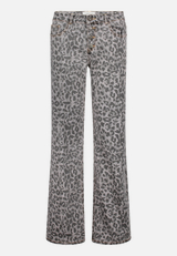 Stretch-Jeans mit Muster / Vorderseite