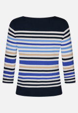 Basic Shirt mit U-Boot-Ausschnitt / Rückseite