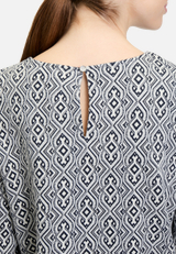 Blusenshirt mit Jacquard / Detailbild