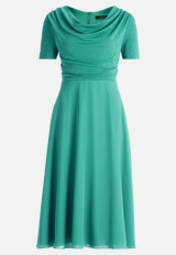 Cocktailkleid im Glitzer-Look / Vorderseite