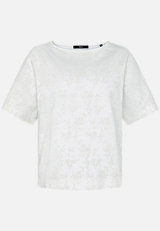 Baumwoll-T-Shirt   mit Stickerei / Vorderseite