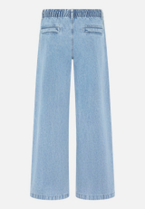 Casual-Hose mit weitem Bein / Rückseite