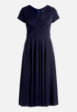 Cocktailkleid im Glitzer-Look / Vorderseite