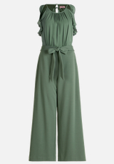 Jumpsuit mit Volant / Vorderseite