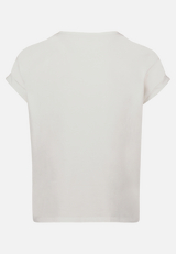 Printshirt mit Ärmelaufschlag / Rückseite