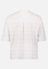 Casual-Bluse mit Lurexfaden / Rückseite