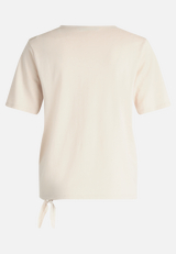 Basic Shirt mit Schleifenknoten / Rückseite