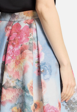 Faltenrock mit Jacquard / Detailbild