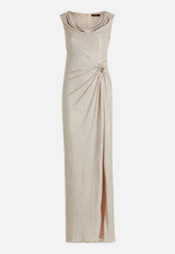 Abendkleid im Glitzer-Look / Vorderseite