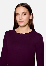 Langarm-Shirt mit Kragen / Detailbild