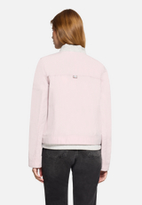 Sommerjacke mit Stehkragen / Modellfoto Rückseite