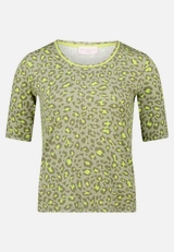 Basic Shirt mit Rippenstruktur / Vorderseite