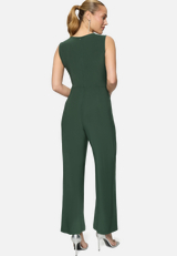 Jumpsuit  mit Wickeloptik  / Modellfoto Rückseite