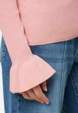 Pullover mit Volants am Ärmel / Detailbild