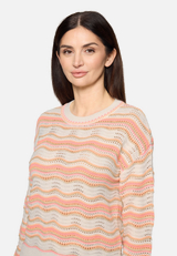 Strickpullover mit Rundhalsausschnitt / Detailbild