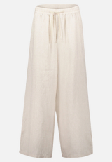 Leinenhose mit Taschen / Vorderseite