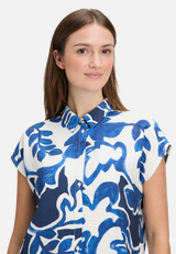 Hemdbluse mit Print / Detailbild