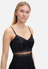 Abendkleid mit Spitze / Detailbild