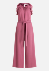 Jumpsuit mit Volant / Vorderseite