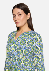Casual-Bluse mit Muster / Detailbild