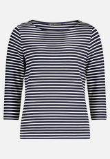 Basic Shirt mit Ringel / Vorderseite