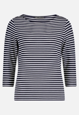Basic Shirt mit Ringel / Vorderseite