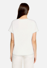Rundhals-Shirt kurzarm / Modellfoto Rückseite