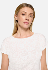 Printshirt mit Tunnelzug / Detailbild