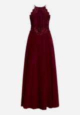 Abendkleid rückenfrei / Rückseite