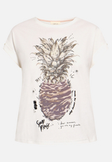 Printshirt mit Ärmelaufschlag / Vorderseite