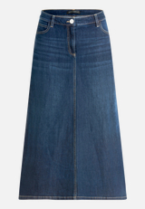 Jeansrock mit Waschung / Vorderseite