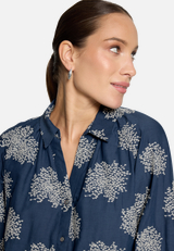 Oversized-Bluse  3/4 Arm mit Stickerei / Detailbild