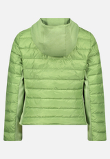 Steppjacke mit abnehmbarer Kapuze / Rückseite