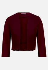 Bolero-Jacke mit Kellerfalten / Vorderseite