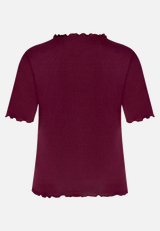 Halbarm-Shirt mit Kragen / Rückseite