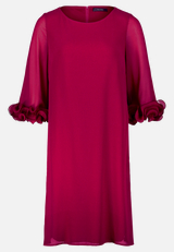 Cocktailkleid mit Rüschen / Vorderseite