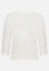 Strickpullover mit 3/4 Arm / Rückseite