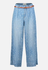 Casual-Hose mit Gürtel / Vorderseite