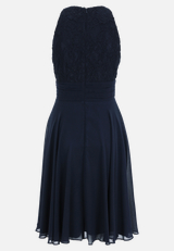 Abendkleid mit Spitze / Rückseite
