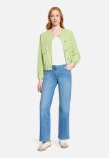 Blazer-Jacke langarm / Modellfoto Vorderseite (Outfit)